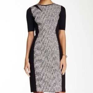 💖 NWT Elie Tahari Mixed Media Midi Dress 💖